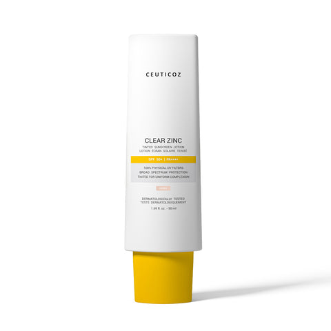 Clear Zinc Tinted Sunscreen Lotion (IVORY/BRONZE)